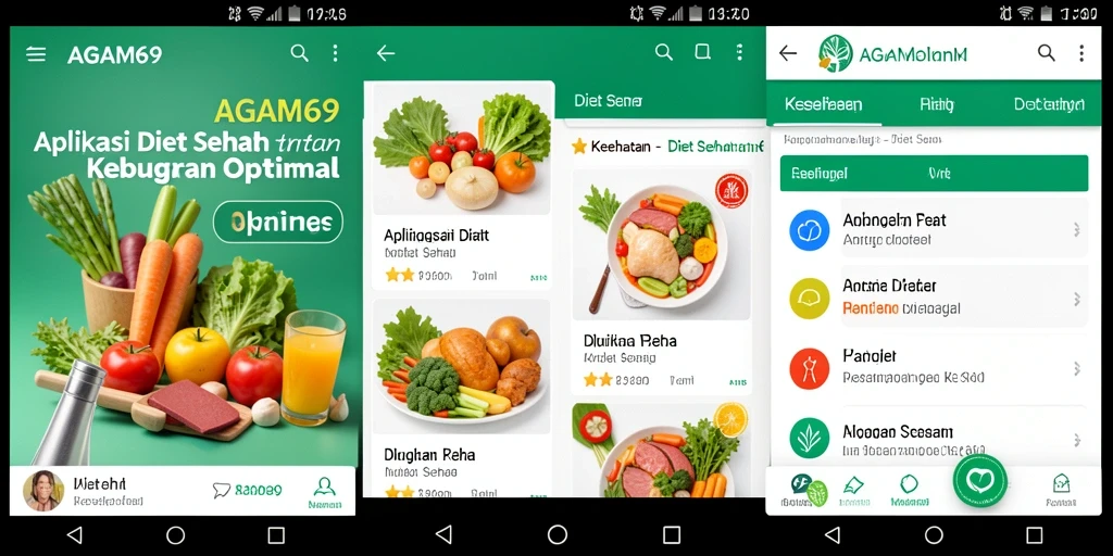 Tampilan antarmuka AGAM69 yang user-friendly untuk diet sehat.