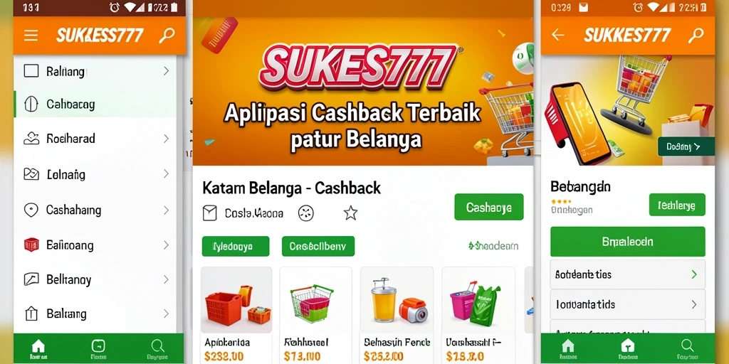 Tampilan antarmuka aplikasi SUKSES777 yang menarik dan fungsional.